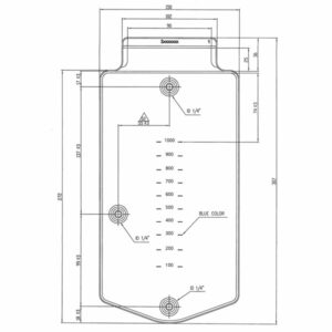 CARDIOPLEGIA BAG 1 LT BAG